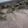 The Chutes are unique and very different from the rest of the area. No boulders here, which is a welcome relief.