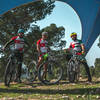 Jordan national mountain biking Team - R to L Suhib / Ameen / Mahdi