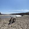 You can ride out in the sandbar when the river is low