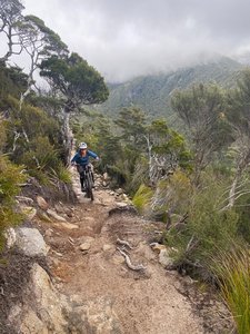 The grunty climb up to Skyline Ridge is currently being upgraded