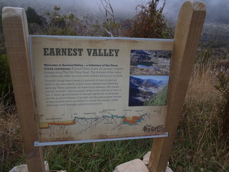 This sign give some insight into the landscape around you near lakes Grim and Cheerful