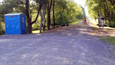 View westward from trailhead for Pine Creek Trail (Marsh Creek Greenway extension) at Rt. 287 near Wellsboro, the northern gateway to the Pine Creek Gorge, a.k.a. the "Grand Canyon of PA."