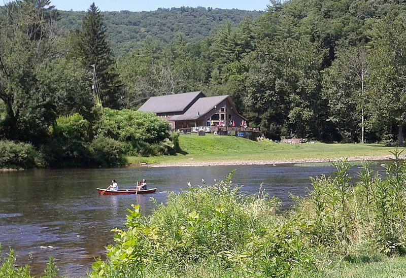 Slate Run, PA:  Great food, general store, fly fishing, kayak launch, & bike-friendly lodging by trailhead of Black Forest Trail, which offers a rugged hike to hilltops. Bears & other wildlife often visit the hamlet.