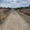 Gravel at the north end of Broomfield Trail.