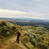 Starting the descent down homestead. Looking out in the city!