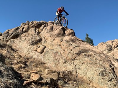 Riding  the technical spine