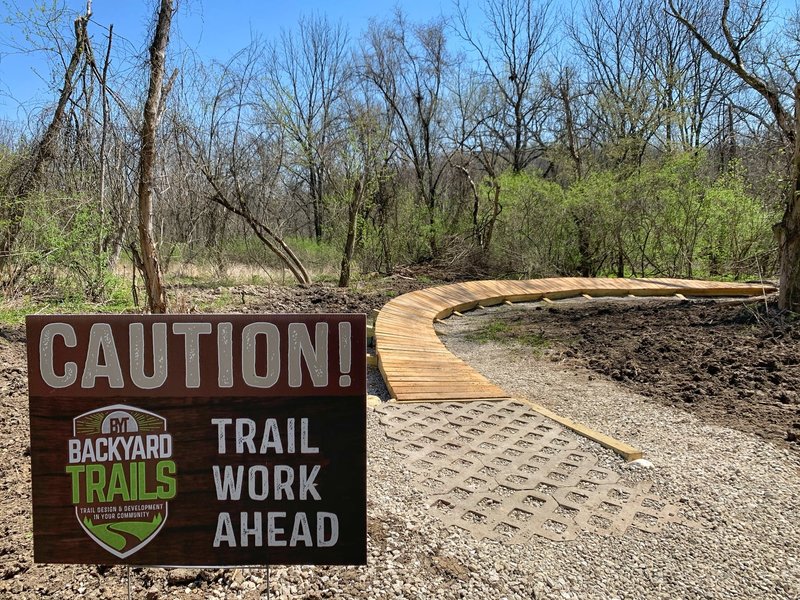 BYT worked with CITA to install this feature as a remedy to a continuous problem area (wet) and to add a little challenge and fun to Ewing Park.