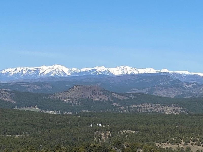 View from the top of Lange Canyon climb.