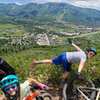 View of Steamboat Springs from Lupine trail.