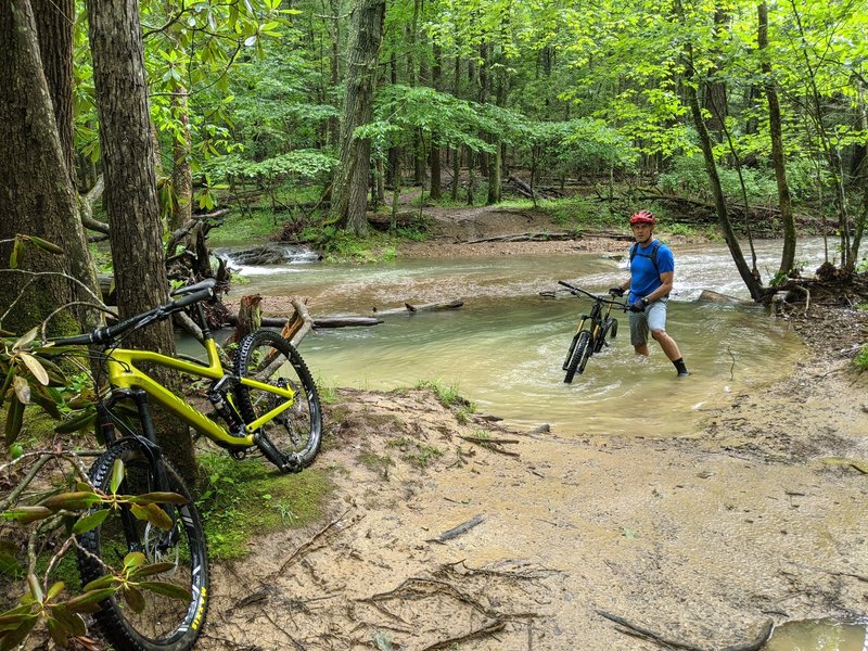 Creek crossing on Poverty Creek.