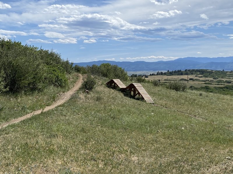 The big double-roll on Brandin' Iron. Super fun, but only rideable from south to north.