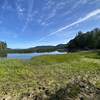 Beautiful reflections on Upper Klamath Lake at Old Eagle Trail.