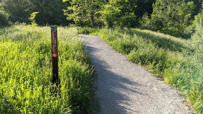 Improved surface of the Chauncey Depot Trail