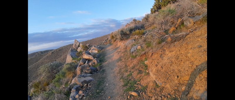 Looking South at sunrise, in early May