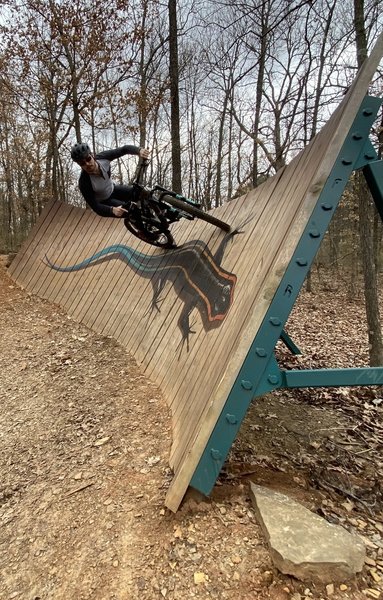 Wall ride over the Salamander!