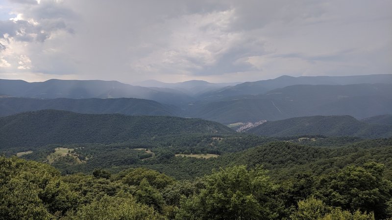 View of Seneca Rocks from the trail!