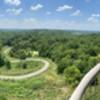 View of the bike path from the Silo Lookout