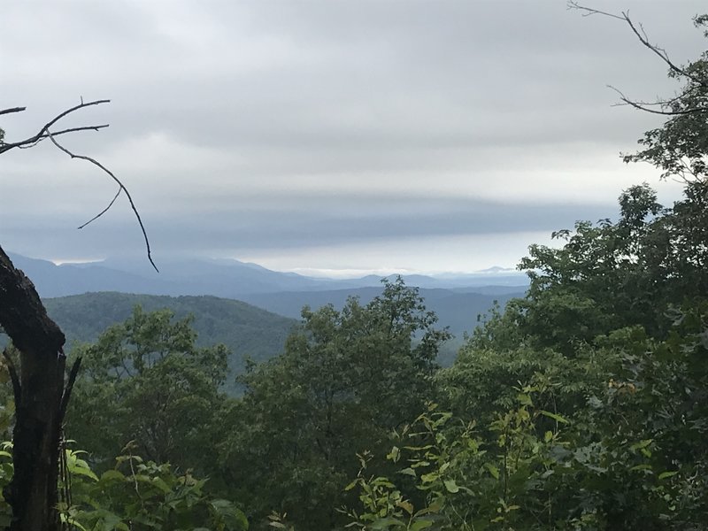 View from the top before descending back down