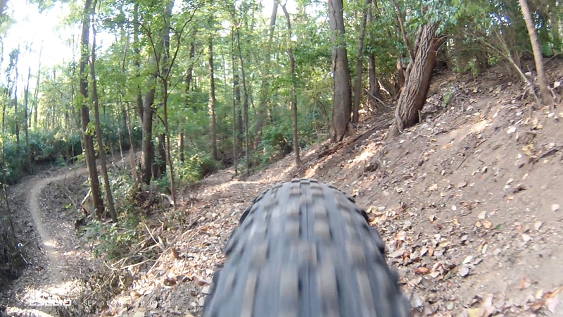 Opening climb - just before the downhill berms.