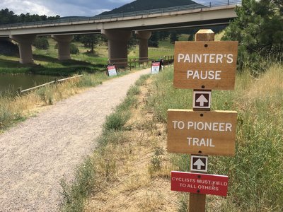 North entrance to Elk Meadow Park