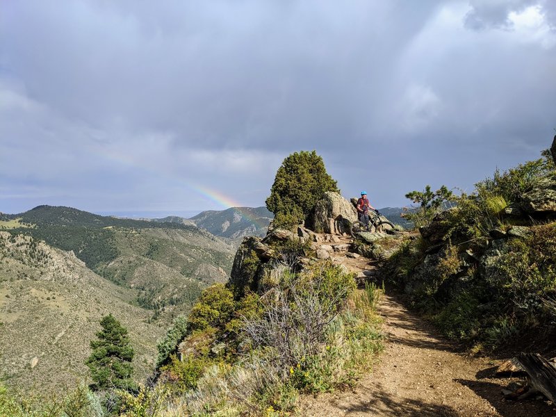 Rainbow after a light shower