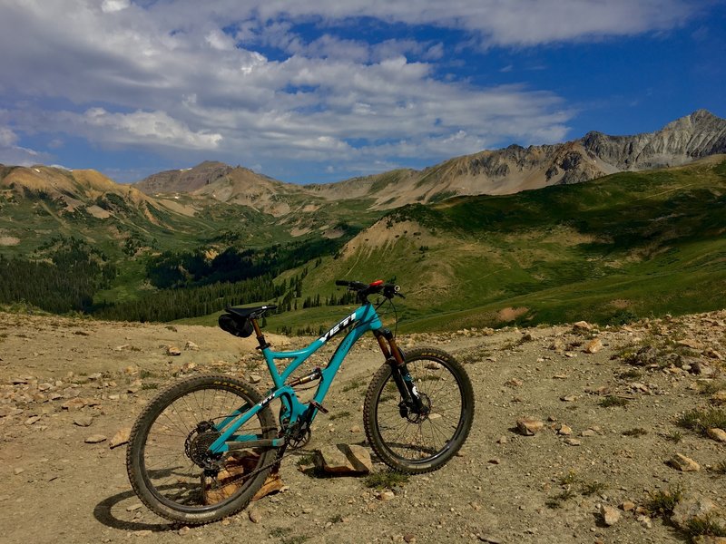 Top of Double Tap looking towards Star Pass