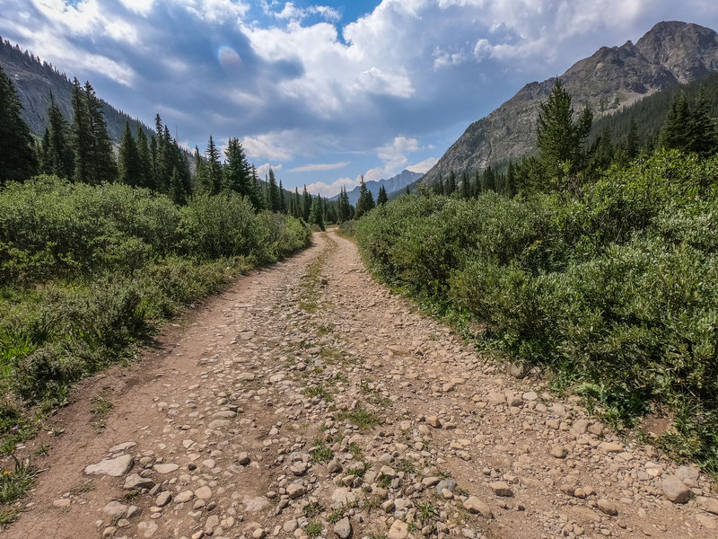 Easy section past grizzly reservoir.