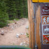 No bike access on the trail to Anderson and Petroleum Lakes