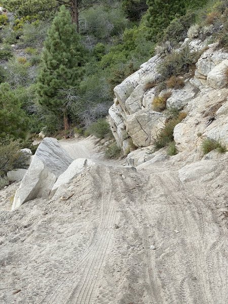 Bumpy Section of Kings Canyon Fire Road