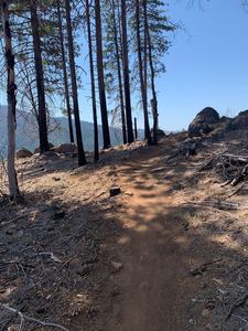 Near the beginning of the lower half of Gail's trail.
