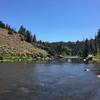 North Platte River at the end of FR895/894