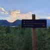 Peak One trail connecting to Phat Loop