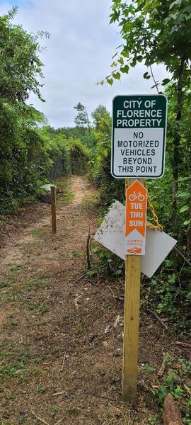 Entrance to the trail