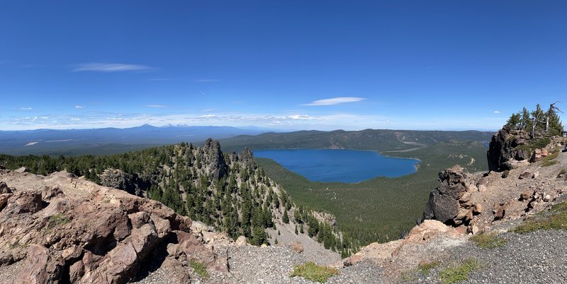 View north from Paulina Peak Lookout.