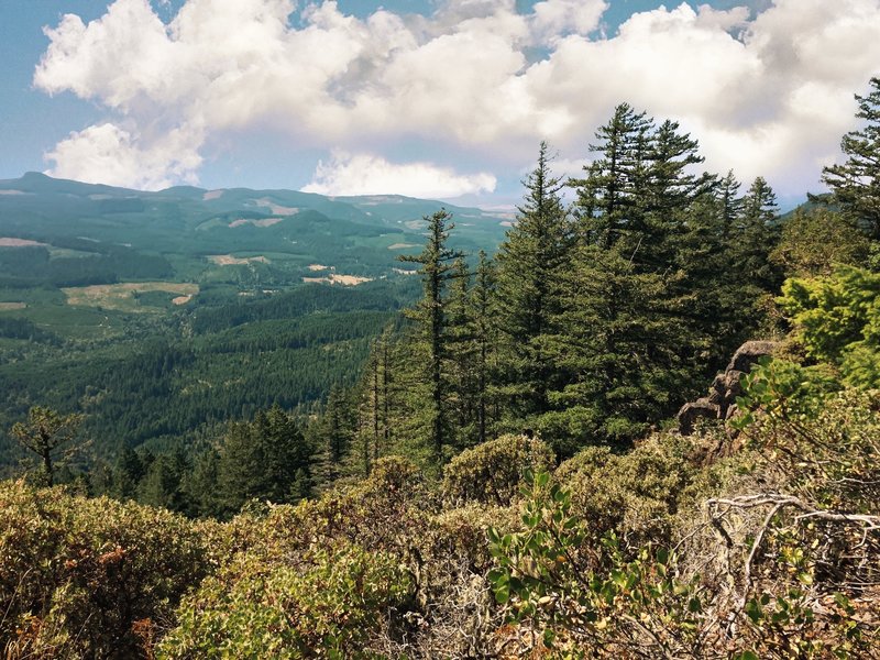 Top of the trail overlooking an epic valley.