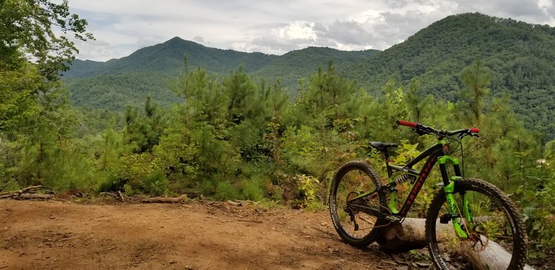 Scenic vista on Lower Tinker's Dream at Fire Mountain in Cherokee, NC.