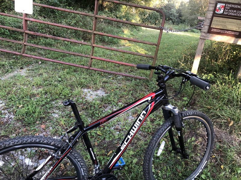 Snapped another saddle bolt luckily at the end of ride off the Driver Rd entrance to the Woodstock Driver Thru trail