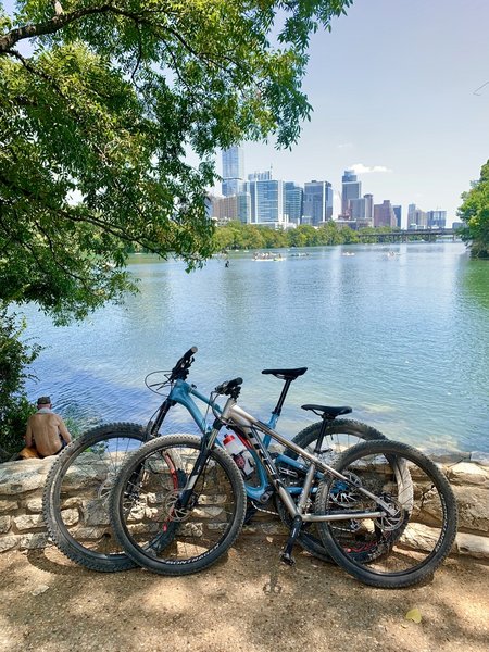 Lady Bird Trail at Zilker lookout.