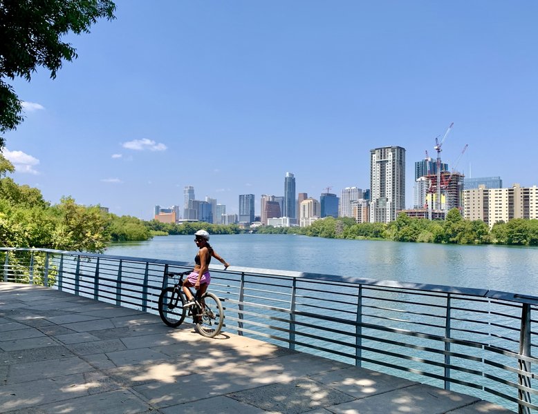 Lady Bird Trail at boardwalk section