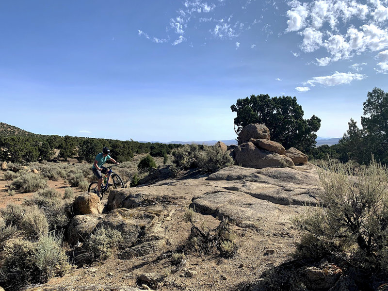 Practice loop trail in Three Peaks.