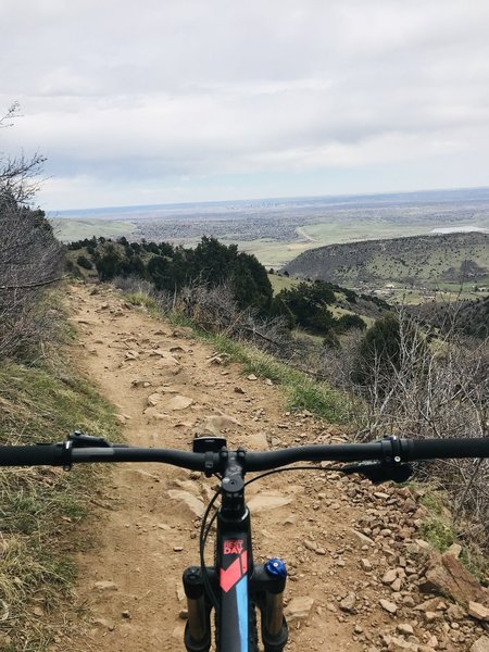 This is what the upper half of castle trail looks like.