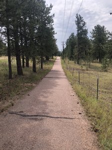 The general idea of the trail.