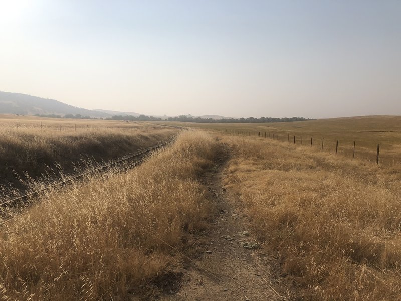 Starting off near White Rock - Riding in reverse, going against the grain!