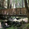 Bridge crossing /bottom of the loop.