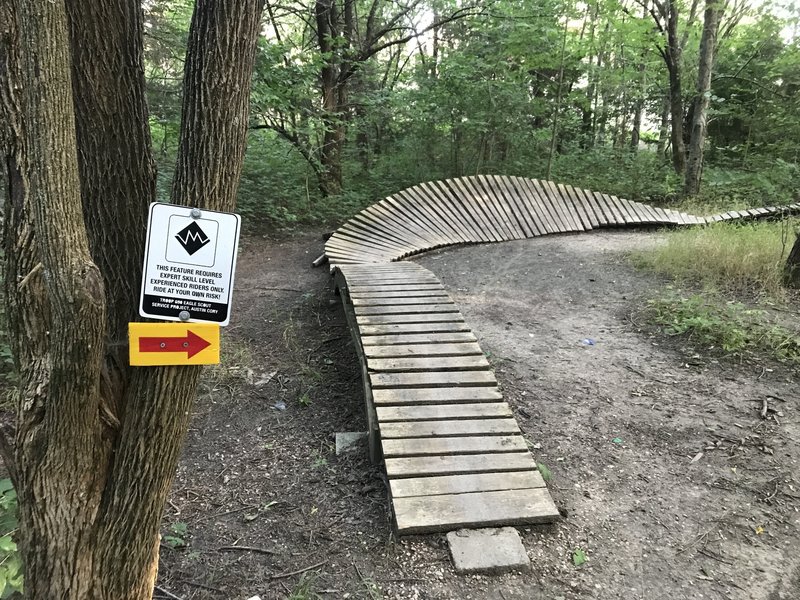 Cool Wood Berm feature.