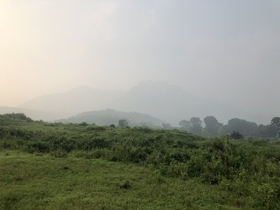 The start point during low visibility.