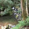 One of the many Rocky Fork cascades just off the Rocky Fork Trail.