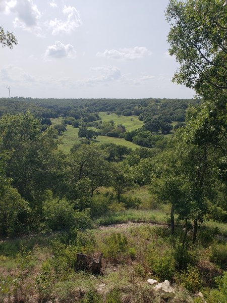 Views of the ranch from the trail.