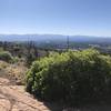 View down on Los Alamos.