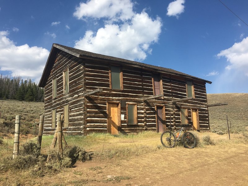 1880's Rock Creek Station - near the Shoe and Stocking Trail - Routt NF